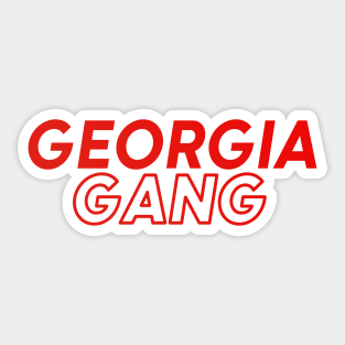 Georgia Gang Sticker